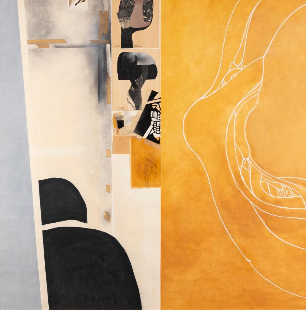 Gustavo Zalamea comparable auction result: gustavo zalamea 1951 2011 s t 1986 collage medidas 153 x 153 cm