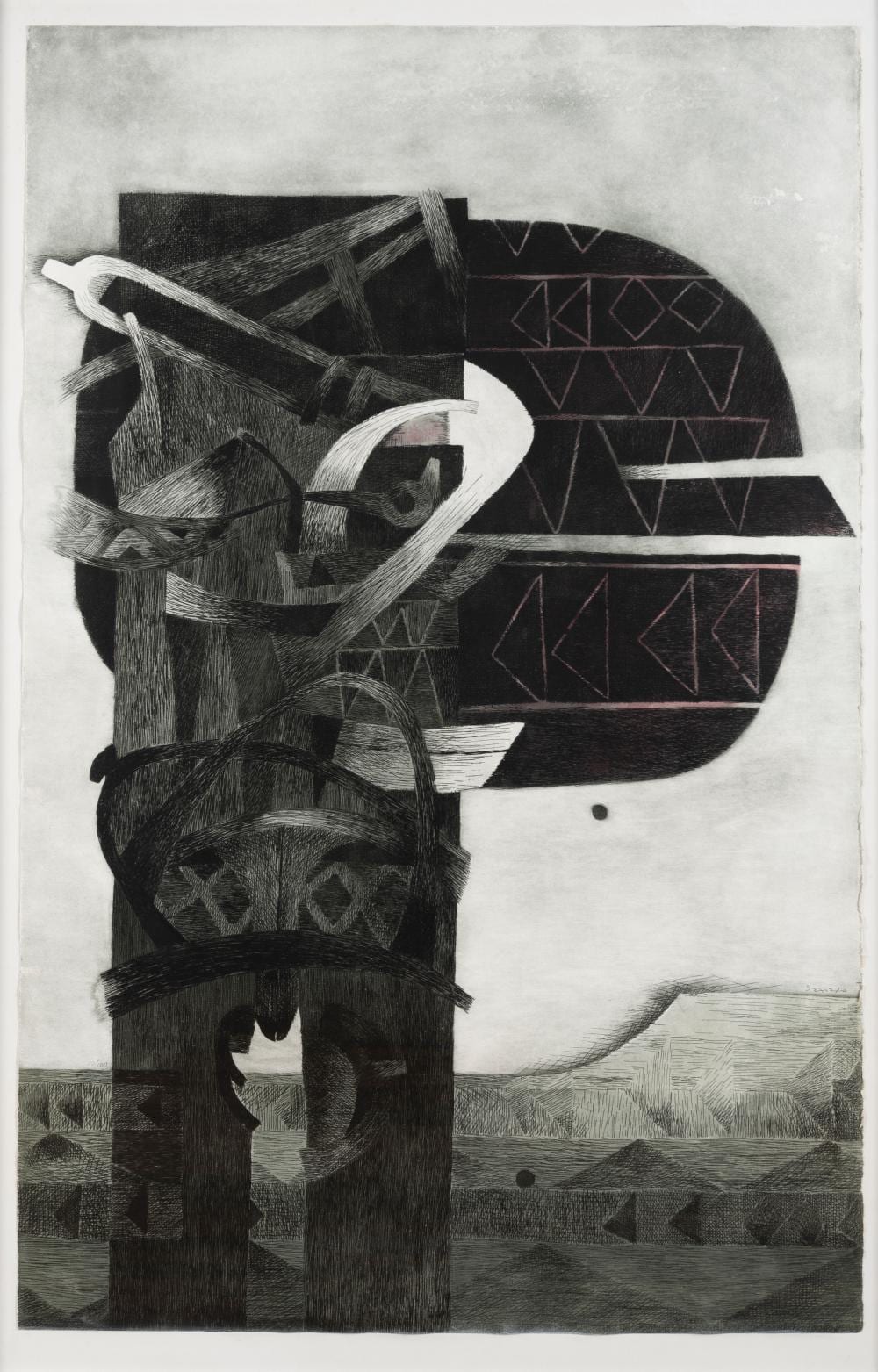 Fernando de Szyszlo (1925-2017) S/T, sf. Obra gráfica Medidas: 150 x 100 cm comparable sale