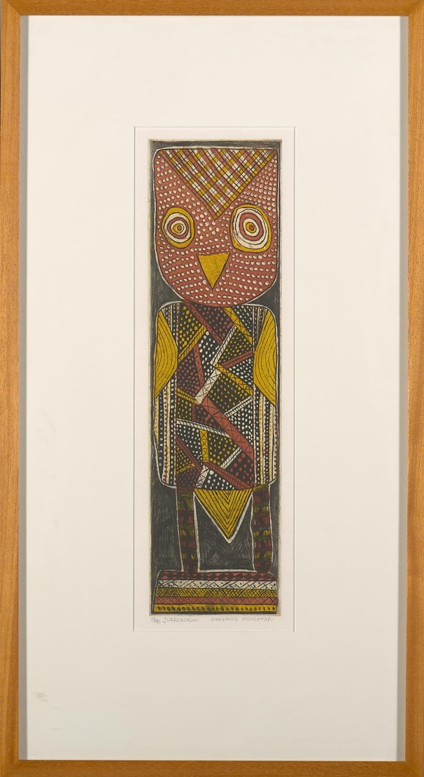 maryanne mungatopi jurrukukuni etching ed 21 40 49 x 13 5cm frame size 81 x 44cm provenance the national australia bank art · Leonard Joel · 2022-11-10 Maryanne Mungatopi comparable auction result: maryanne mungatopi jurrukukuni etching ed 21 40 49 x 13 5cm frame size 81 x 44cm provenance the national australia bank art