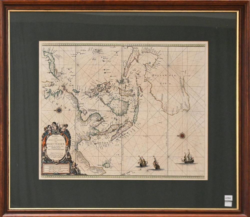 pieter goos paskaerte zynde t oosterdeel van oost indien met alle de eylanden daer ontrendt geleegen van c comorin tota aen lapan · Leonard Joel · 2022-11-10 Pieter Goos comparable auction result: pieter goos paskaerte zynde t oosterdeel van oost indien met alle de eylanden daer ontrendt geleegen van c comorin tota aen lapan