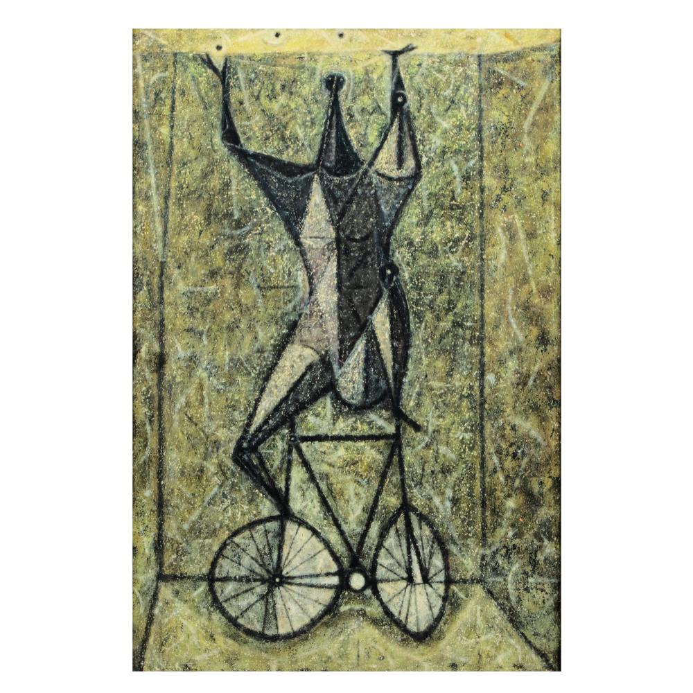 Arturo Luz (1926 - 2021) Cyclist comparable sale