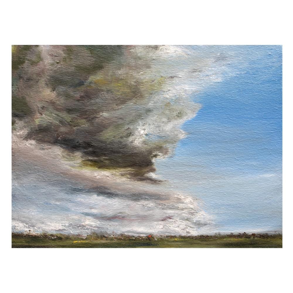 Buen Calubayan comparable auction result: buen calubayan b 1980 clouds study