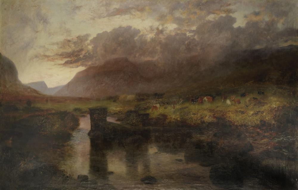 Alfred William Hunt comparable auction result: alfred william hunt british 1830 1896 from mount to mount through cloudland