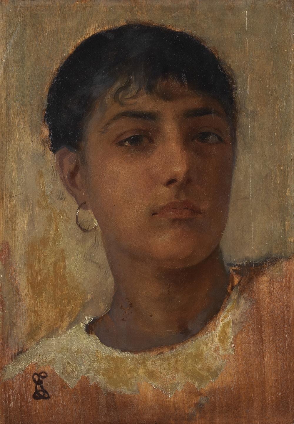 edwin long british 1829 1891 portrait of a young woman · Bonhams · 2022-11-22 Edwin Long comparable auction result: edwin long british 1829 1891 portrait of a young woman