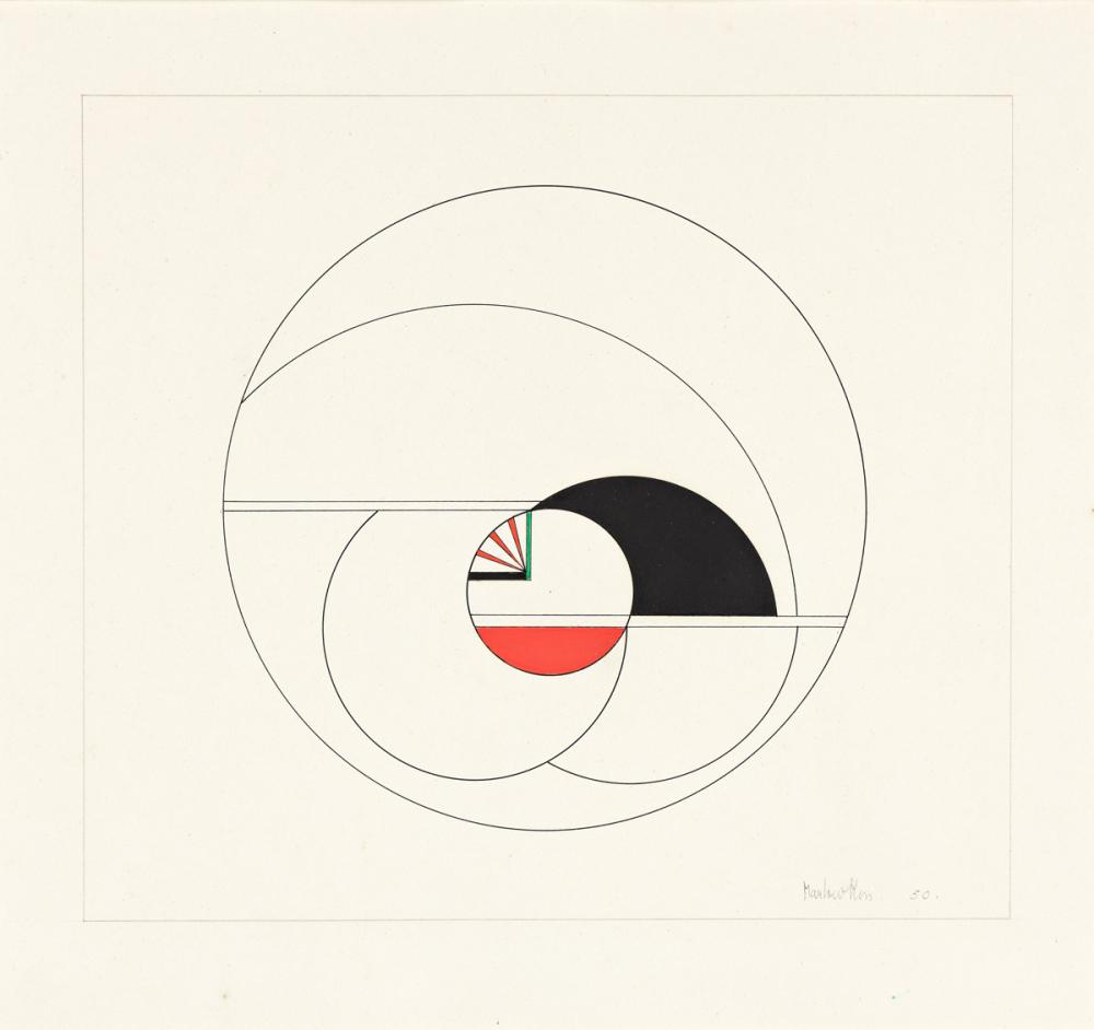 Marlow Moss comparable auction result: marlow moss 1889 1958 british untitled