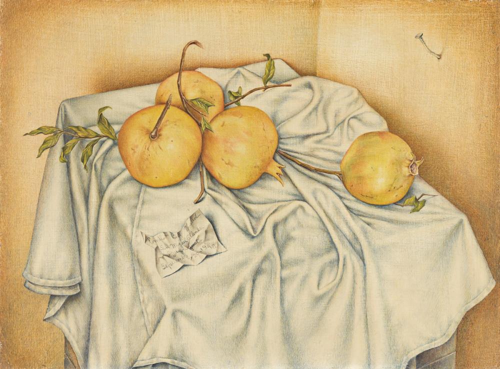 Emilio Baz Viaud comparable auction result: emilio baz viaud 1918 1991 mexican untitled pomegranates