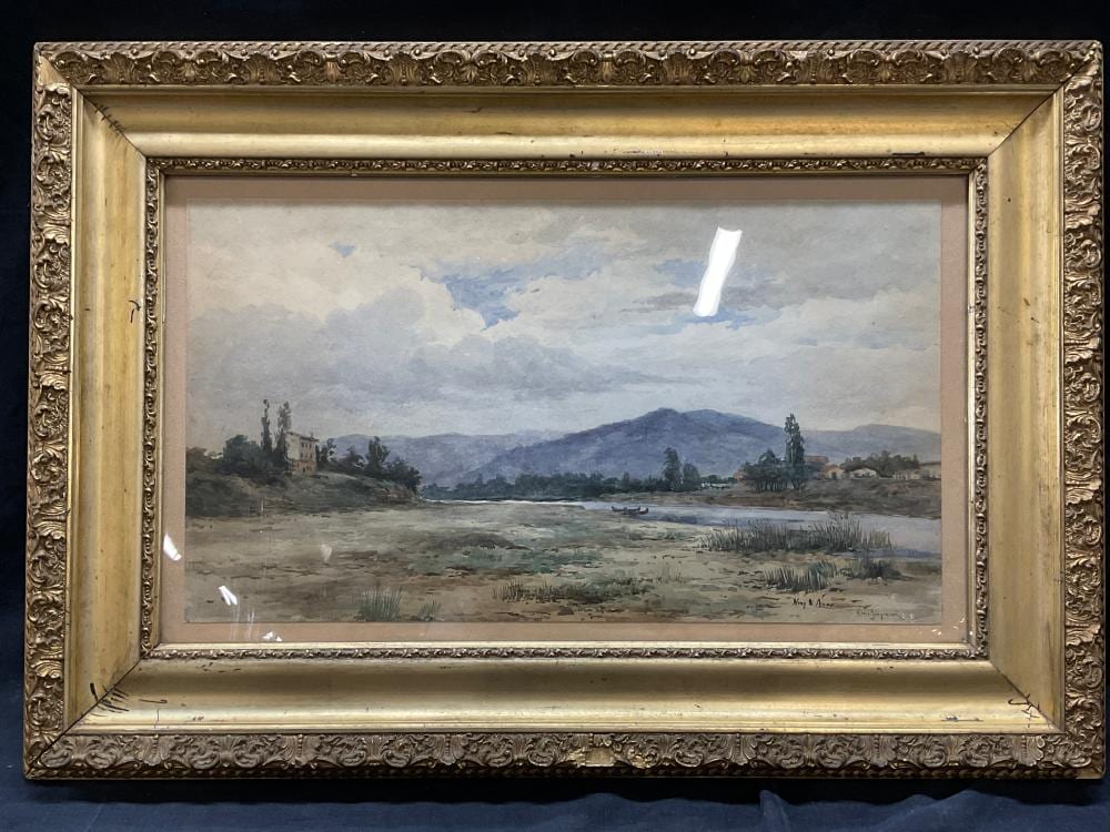 attr signed chris jorgensen framed watercolor · The Benefit Shop Foundation Inc. · 2022-12-21 Christian (1860) Jorgensen comparable auction result: attr signed chris jorgensen framed watercolor