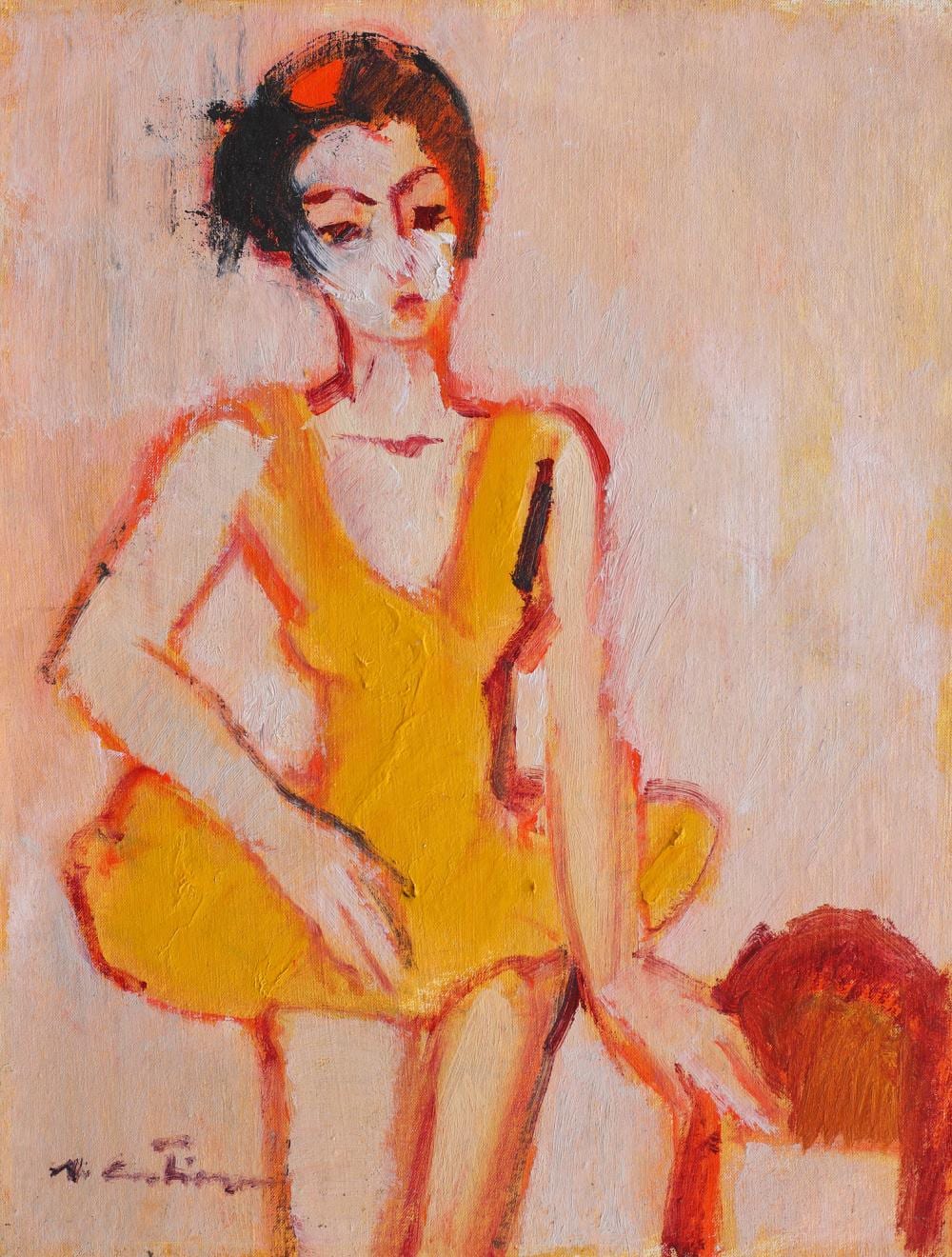 Augustin Costinescu comparable auction result: augustin costinescu the little ballerina