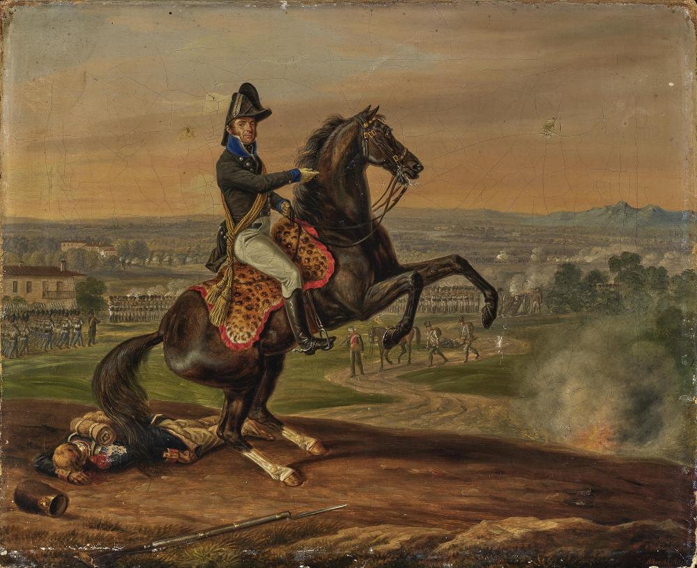 albrecht adam portrait of an austrian officer on horseback · Neumeister · 2022-12-08 Albrecht Adam comparable auction result: albrecht adam portrait of an austrian officer on horseback
