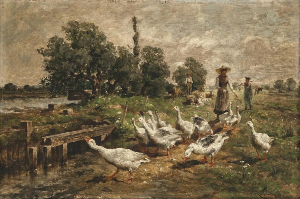 Antonio Montemezzo comparable auction result: antonio matteo montemezzo goose girl