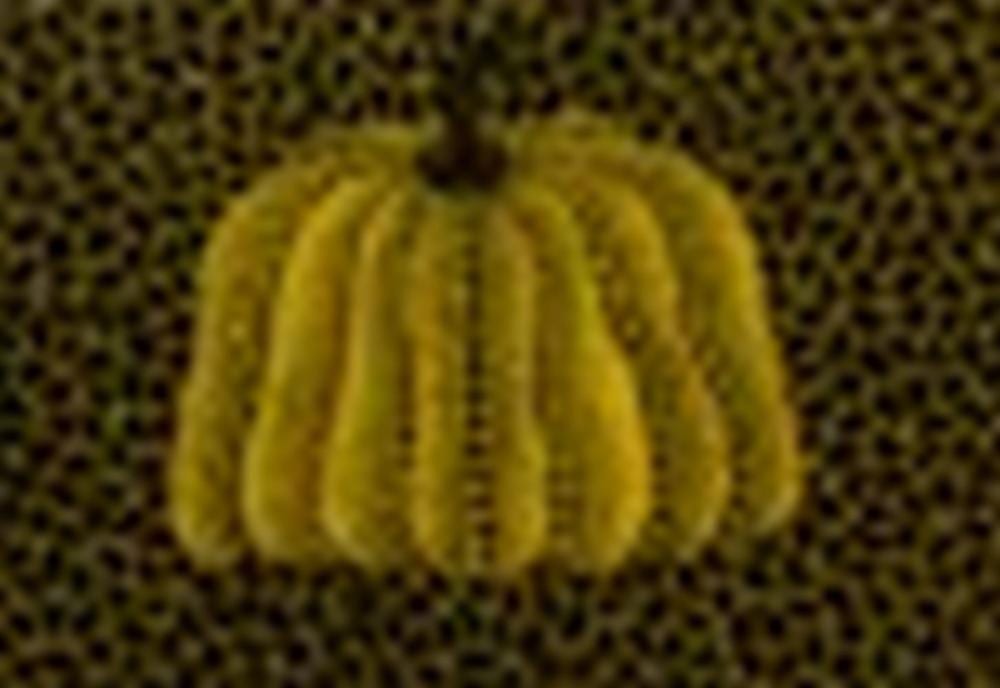 Yayoi Kusama (B. 1929) Pumpkin acrylic on canvas 15.8 x 22.7 cm. (6 1/4 x 8 comparable sale
