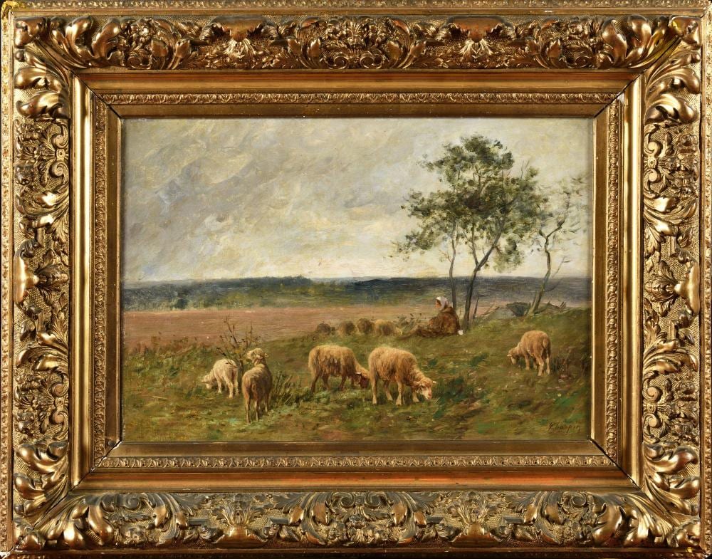 albert charpin 1842 1924 berg re et ses moutons huile sur · Osenat · 2022-11-27 Albert Charpin comparable auction result: albert charpin 1842 1924 berg re et ses moutons huile sur