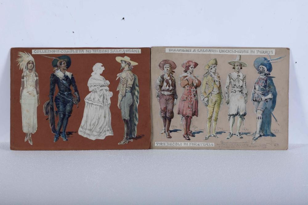 giuseppe garuti pipein gamba coppie di disegni contenenti quattro figurini due maschili e due femminili eseguiti all acquerello ritagliati e incollati su cartone · Cambi Casa d'Aste · 2022-11-22 Giuseppe Garuti comparable auction result: giuseppe garuti pipein gamba coppie di disegni contenenti quattro figurini due maschili e due femminili eseguiti all acquerello ritagliati e incollati su cartone