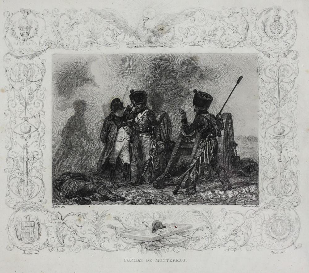 Auguste Raffet comparable auction result: auguste raffet french 1804 1860 lithograph combat de montereau napoleon