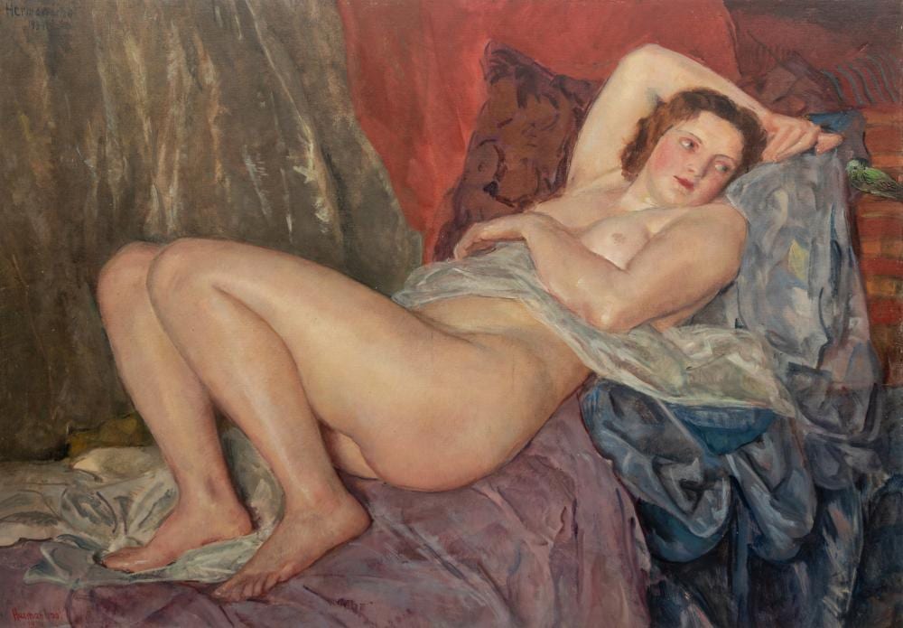 herman lipot hungarian 1884 1972 odalisque 1934 · Hindman · 2022-12-07 Herman Lipot comparable auction result: herman lipot hungarian 1884 1972 odalisque 1934