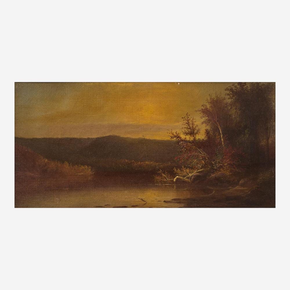 Augustus Rockwell comparable auction result: augustus rockwell american 1822 1882 hudson river landscape