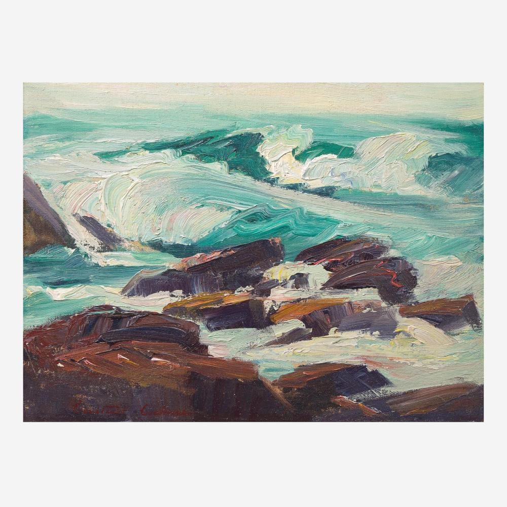 Constance Cochrane comparable auction result: constance cochrane american 1888 1962 jagged coast