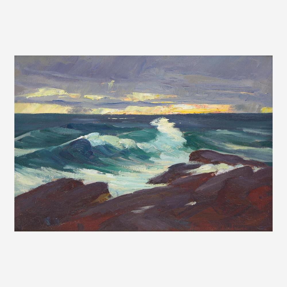 Constance Cochrane comparable auction result: constance cochrane american 1888 1962 rocky shore