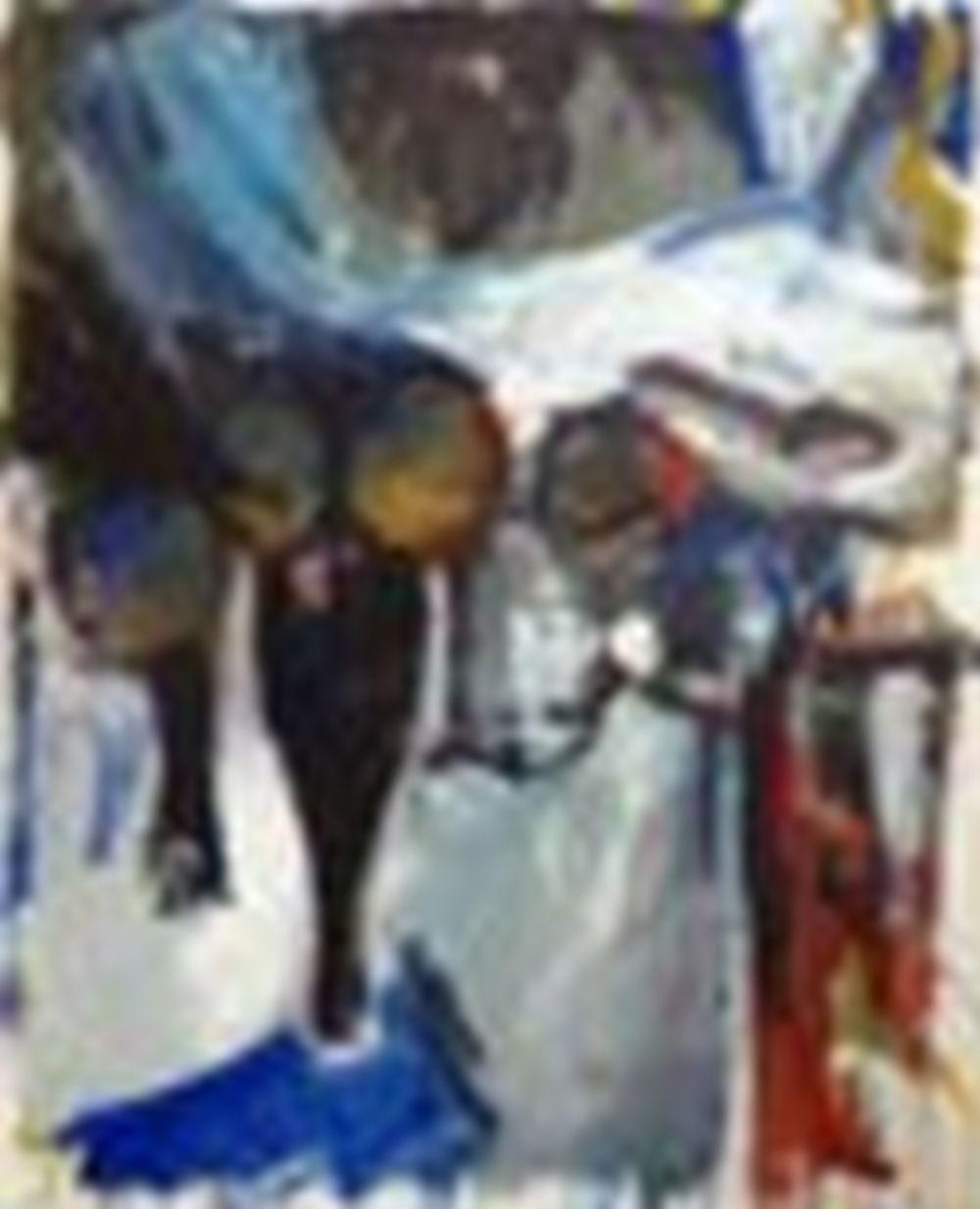 Georg Baselitz (B. 1938) Stilleben 1 (Still Life 1) oil on canvas 160.9 x 1 comparable sale