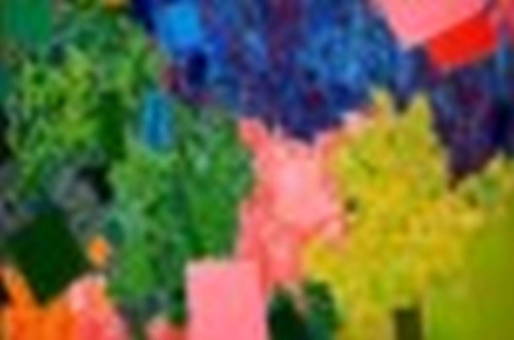 Lynne Drexler (1928-1999) Nature In Order oil on canvas 95.9 x 143.5 cm. (3 comparable sale