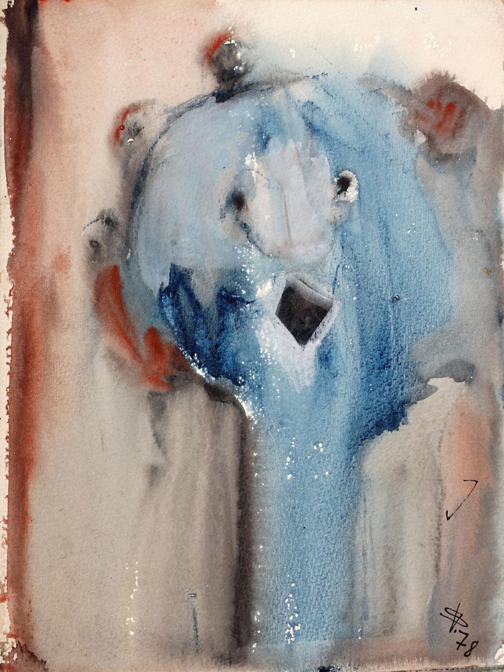 Susanne Voigt comparable auction result: susanne voigt blauer kopf 1978