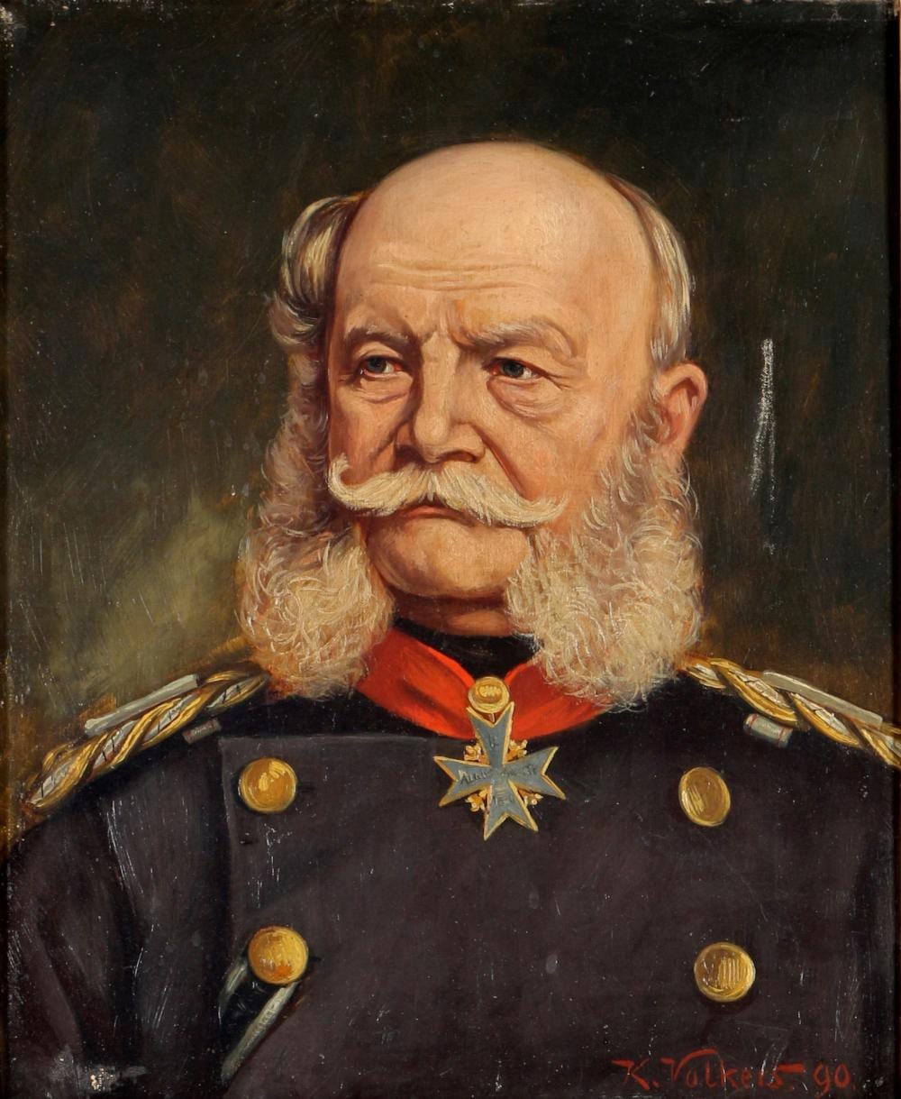 karl volkers 1868 1944 portrait emperor wilhelm i · Antikauktion Krefeld · 2022-12-03 Karl Volkers comparable auction result: karl volkers 1868 1944 portrait emperor wilhelm i