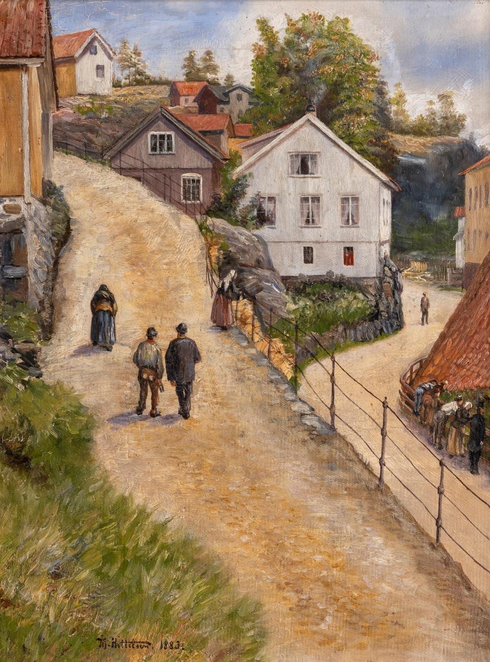 theodor kittelsen from bi rnsborg s hill krager 1883 · Grev Wedels Plass Auksjoner · 2022-11-29 Theodor Kittelsen comparable auction result: theodor kittelsen from bi rnsborg s hill krager 1883