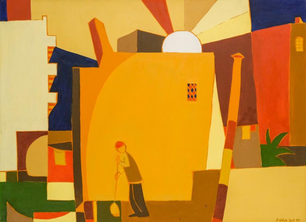 Arnold Weber comparable auction result: arnold weber sunrise sweeper