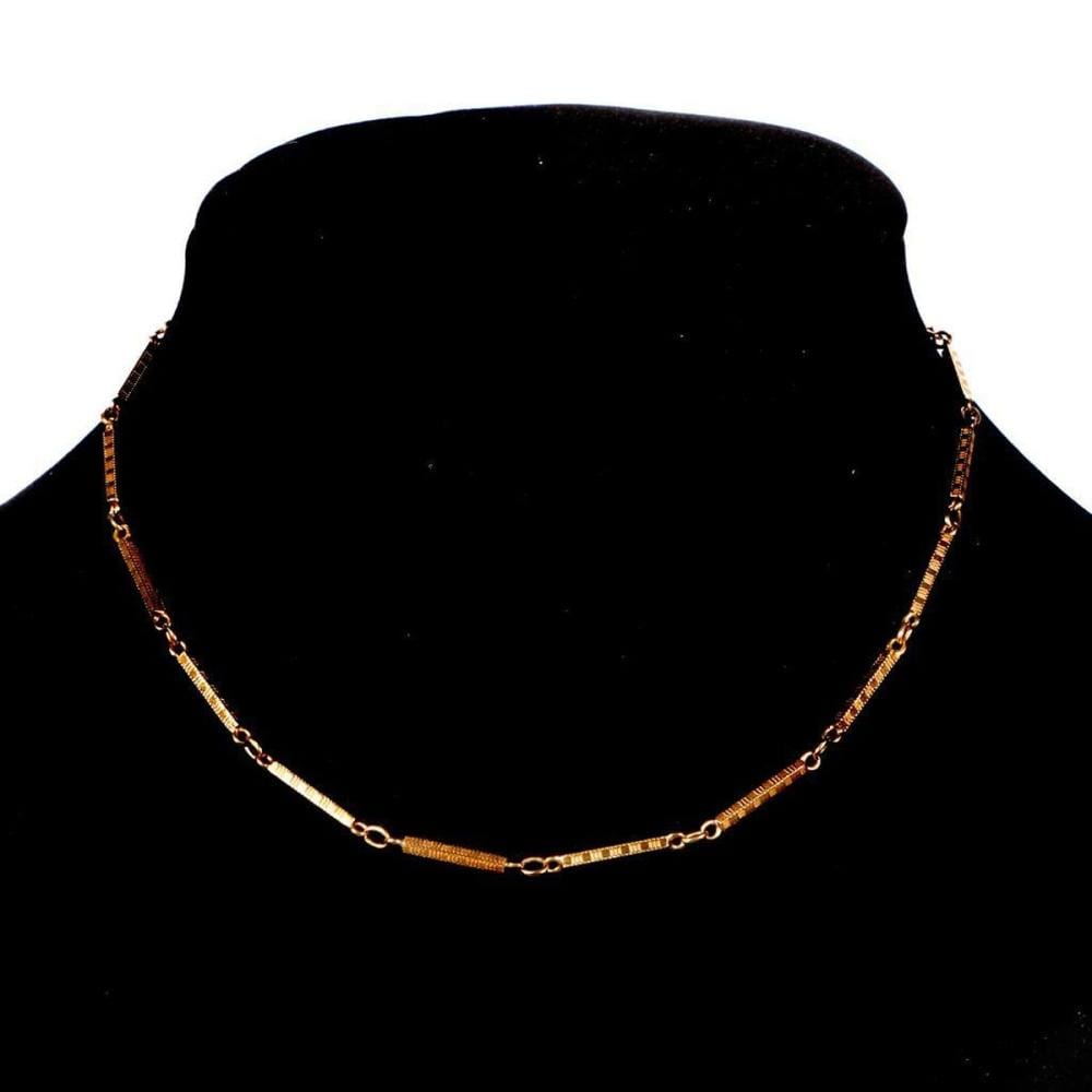 Antique 14k gold watch fob chain. sold by Turner Auctions + Appraisals, lot 242 — auction record photograph