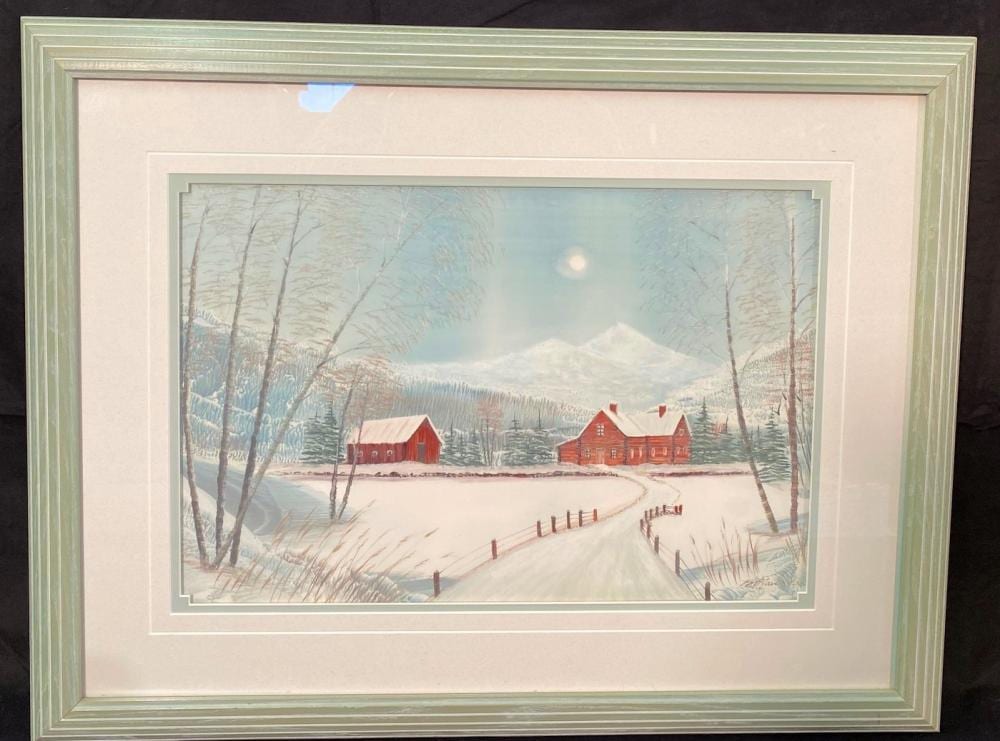 Marie Claire comparable auction result: marie claire 1939 2002 original oil on canvas painting 1990 21 in x 27 in