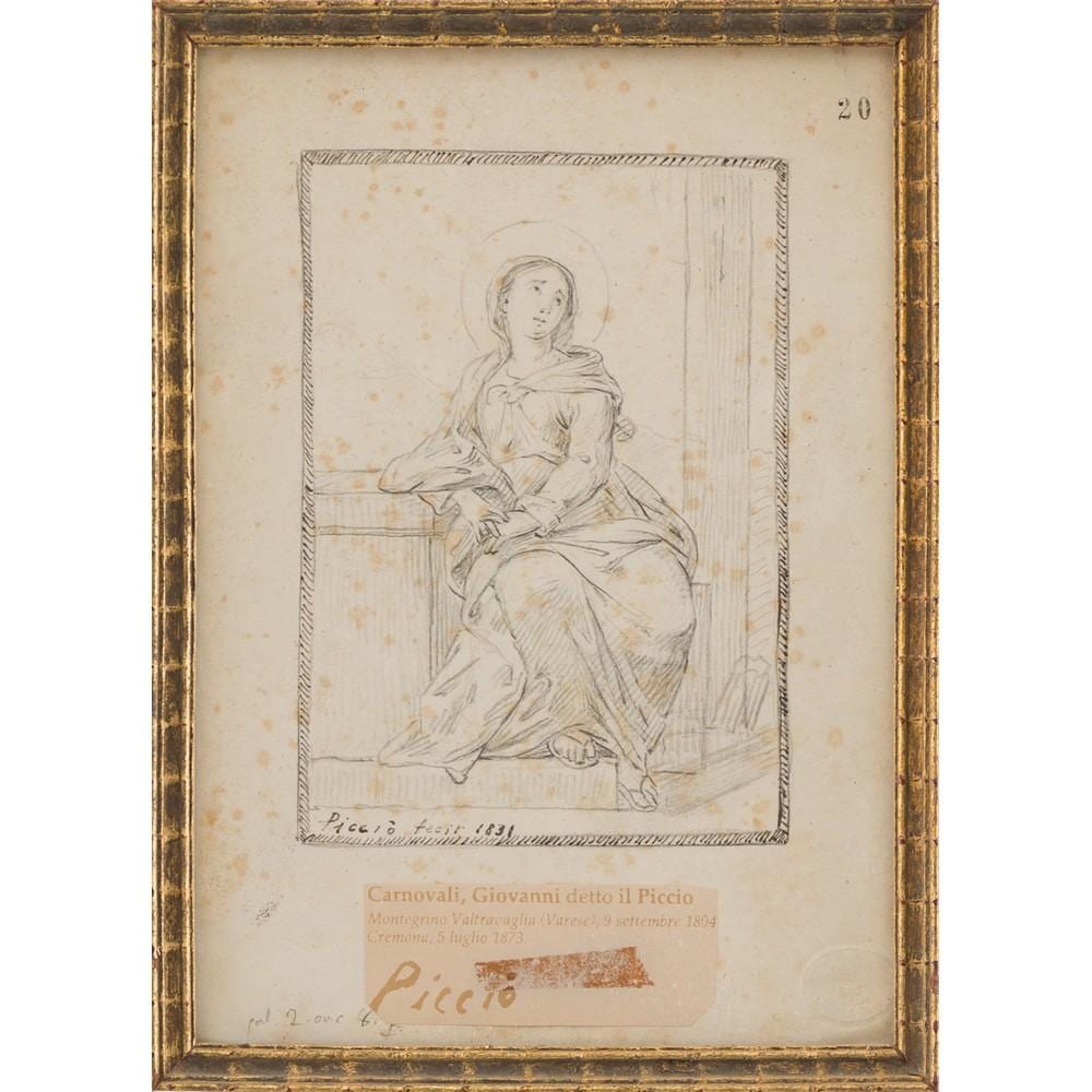 Giovanni Carnovali comparable auction result: giovanni carnovali disegno a matita