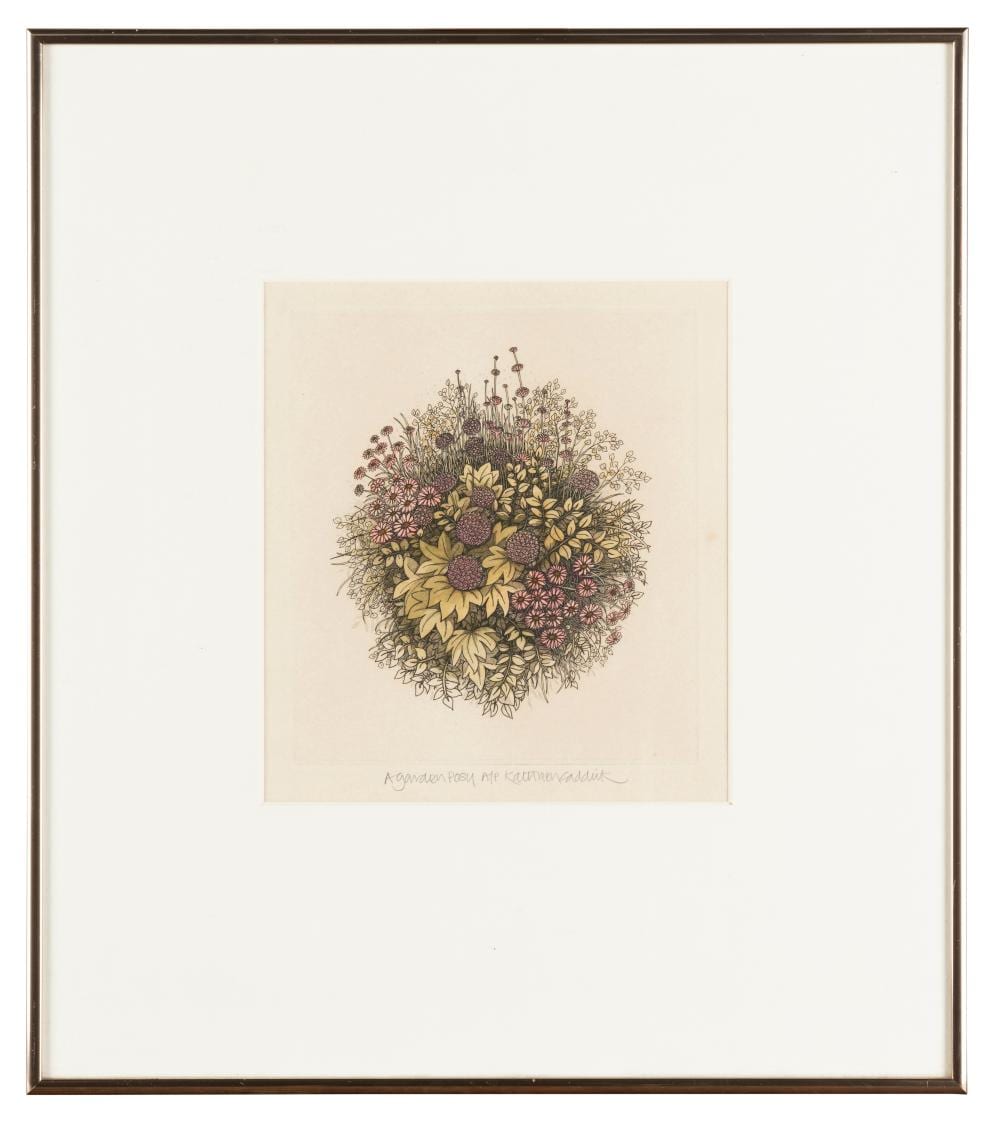 Kathleen Caddick comparable auction result: kathleen caddick born 1937 a garden posy