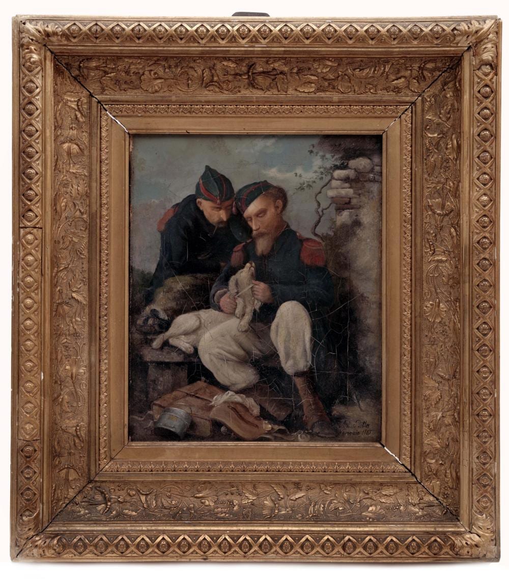 Antonio Rotta comparable auction result: a canine casualty finds a home by antonio rotta