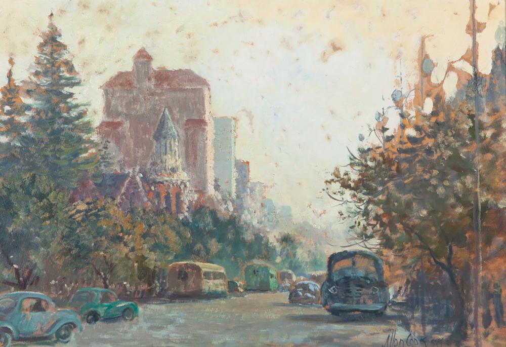 Auction comp thumbnail for ALLON COOK - ST GEORGES TERRACE - Oil on board (GFL Fine Art, Lot 10)
