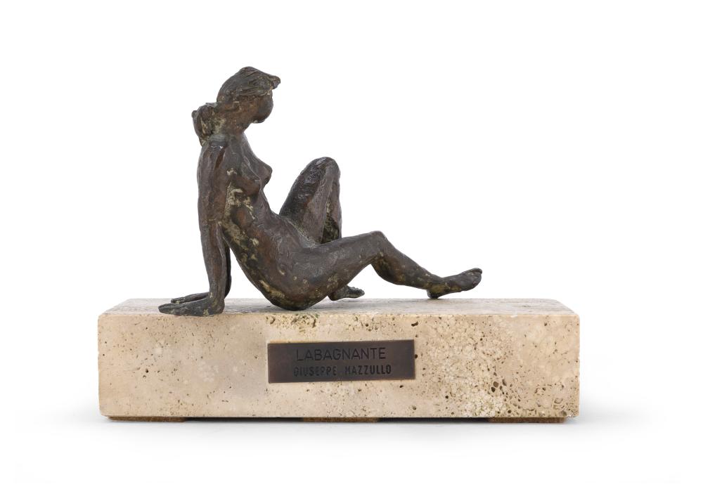 Giuseppe Mazzullo comparable auction result: bronze sculpture by giuseppe mazzullo