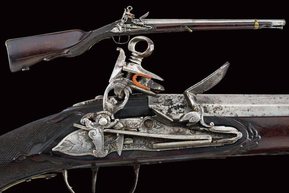 a flintlock miquelet gun by antonio romano · Czerny's International Auction House · 2022-12-16 Antonio Romano comparable auction result: a flintlock miquelet gun by antonio romano