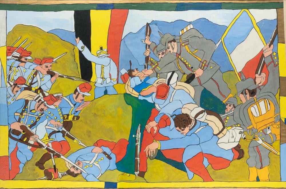 Josef Wittlich comparable auction result: josef wittlich schlachtenfeld