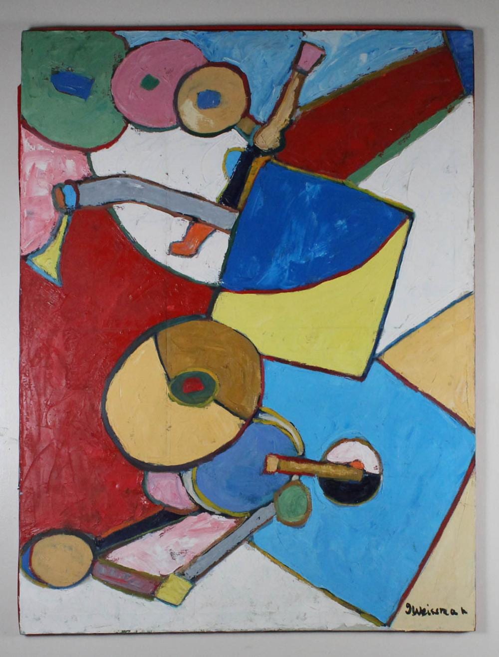 Inez Weissman comparable auction result: inez weissman oil on canvas