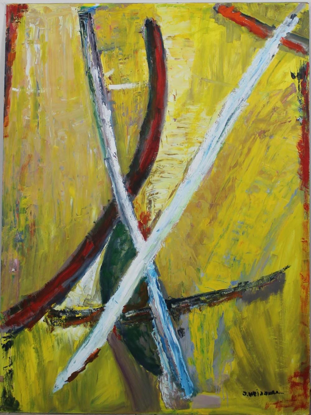 Inez Weissman comparable auction result: inez weissman oil on canvas