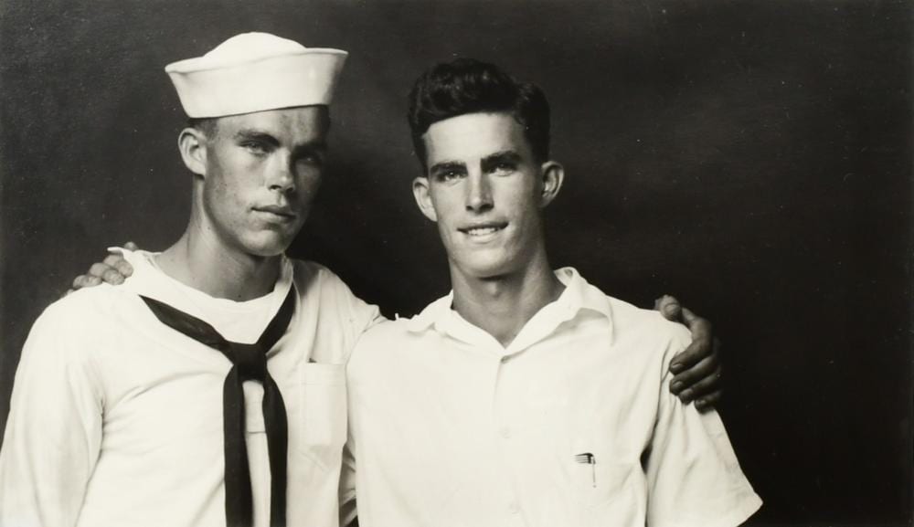 Michael Disfarmer comparable auction result: mike disfarmer american 1884 1959 untitled sailor and brother edition 14 75