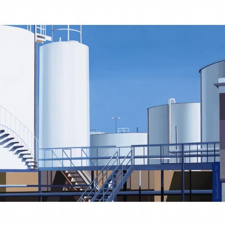 Edmund D. Lewandowski comparable auction result: edmund d lewandowski 1914 1998 petrol terminal 2