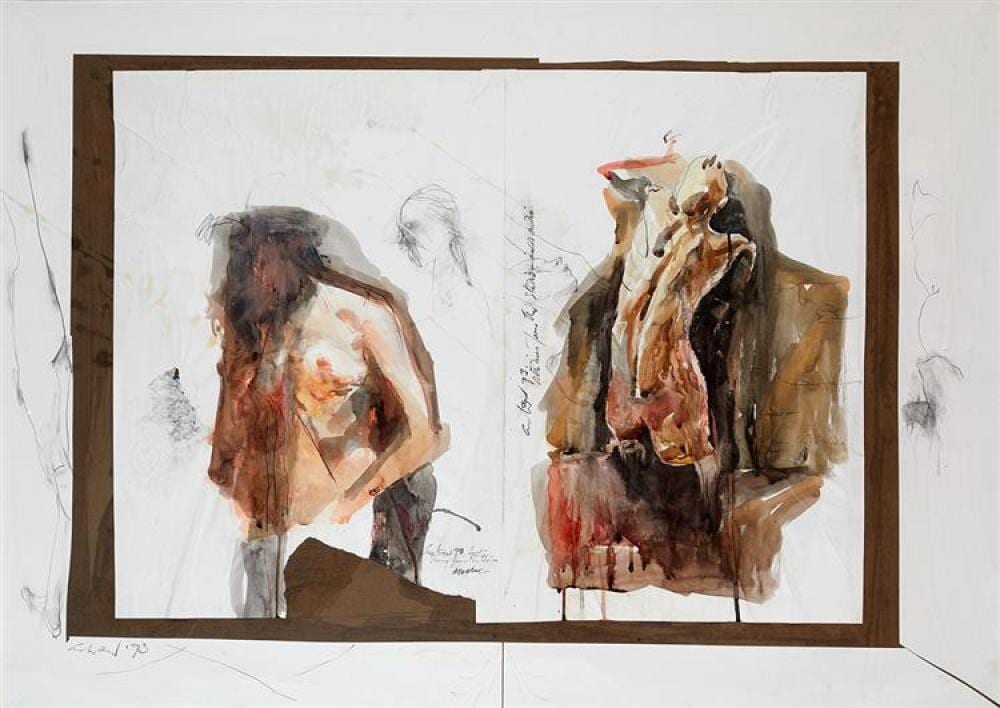 Patrick Graham comparable auction result: patrick graham b 1943 work from the studio 1993