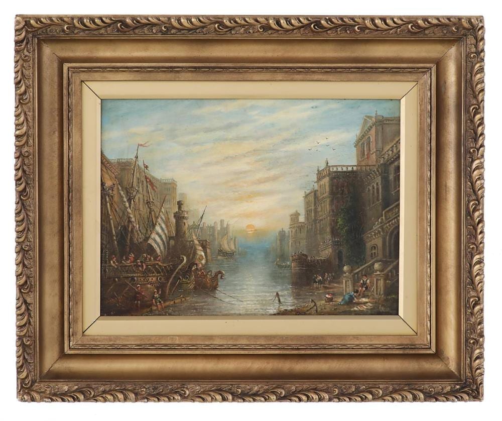 claude t stanfield moore british 1853 1901 carthage ulysses departing · New Orleans Auction Galleries · 2022-12-04 Claude T. S. Moore comparable auction result: claude t stanfield moore british 1853 1901 carthage ulysses departing