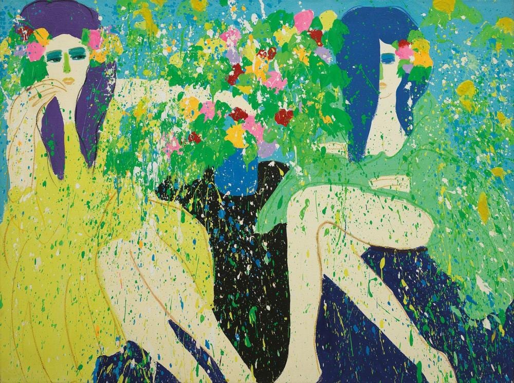 丁雄泉 Walasse TING (Chinese-American, 1929-2010) comparable sale