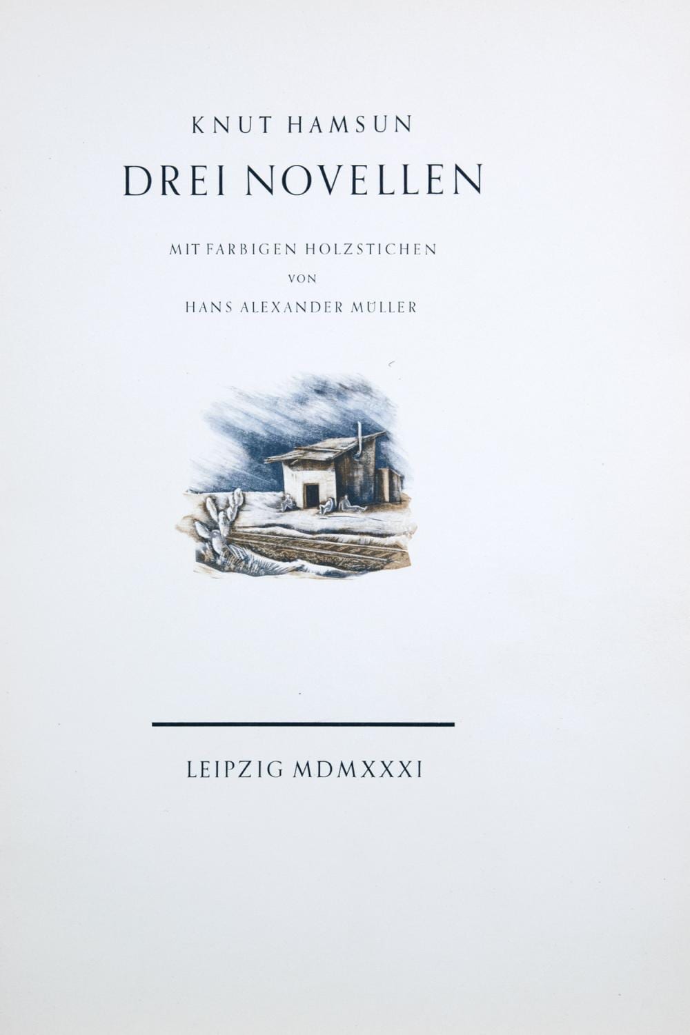 Hans Alexander Müller comparable auction result: hans alexander m ller knut hamsun drei novellen