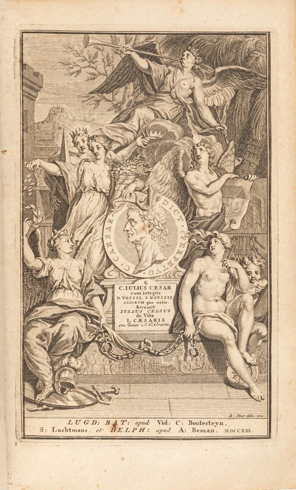 Giulio DalCesare comparable auction result: giulio cesare c j caesar c iulius caesar cum notis dionysii vossii accessit tultus celsus de vita iulii caesarism que notis