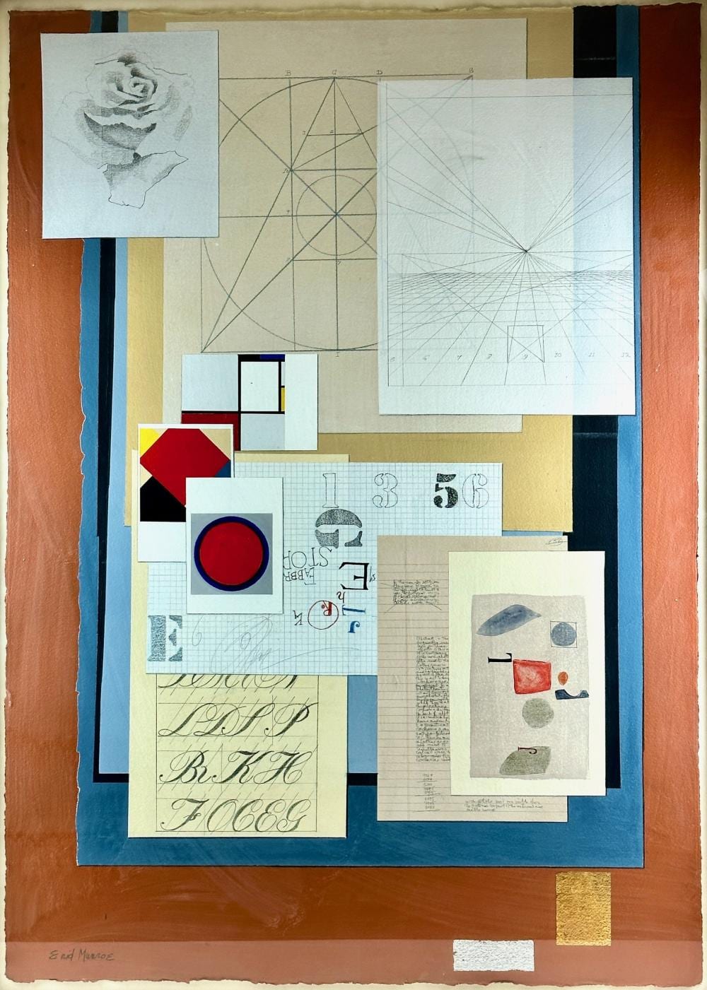 Enid Munroe comparable auction result: untitled mixed media by enid munroe