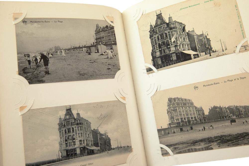 A VERY EXTENSIVE COLLECTION OF OVER 17000 POSTCARDS RELATING TO LIFE ON THE COAST AND IN THE CITY OF sold by Bernaerts Auctioneers, lot 1014 — auction record photograph