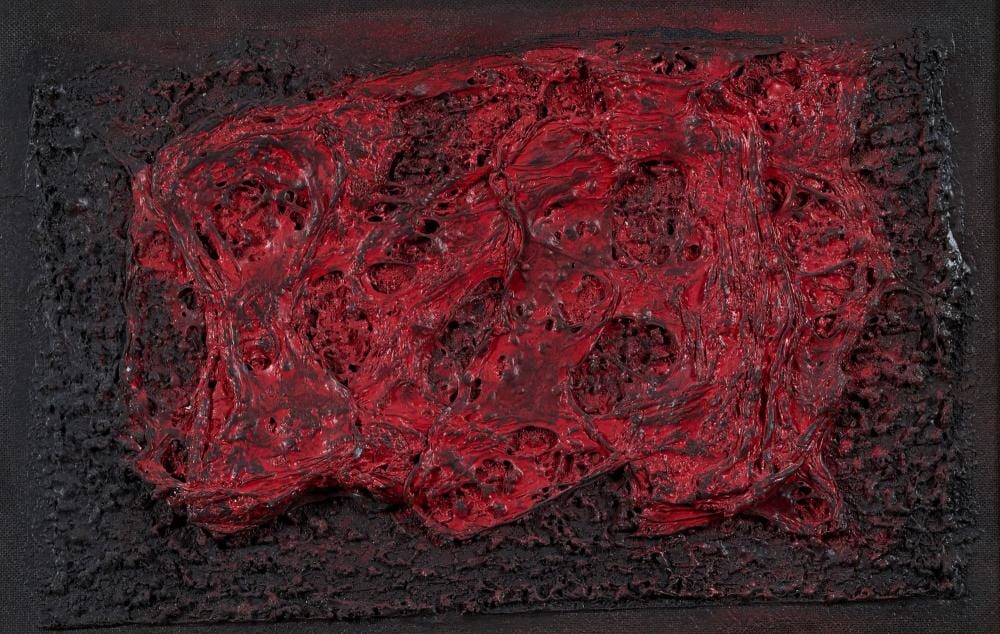 Bruno Caraceni comparable auction result: bruno caraceni chioggia 1926 1986 combustione mista tecnica mista su tavola cm 33x50 5