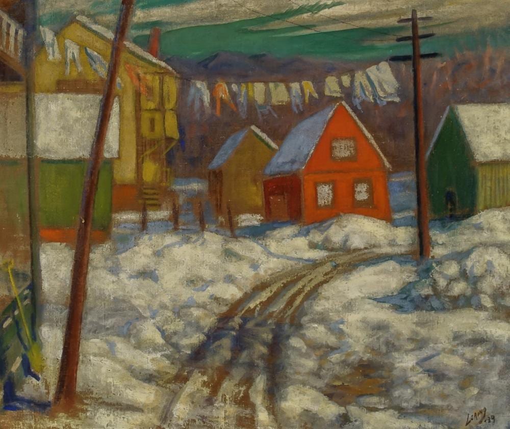William Cushing Loring comparable auction result: william cushing loring american 1879 1961 ruts winter in auburndale massachusetts oil on canvas 25 x 30 in 63 5 x 76 2 cm